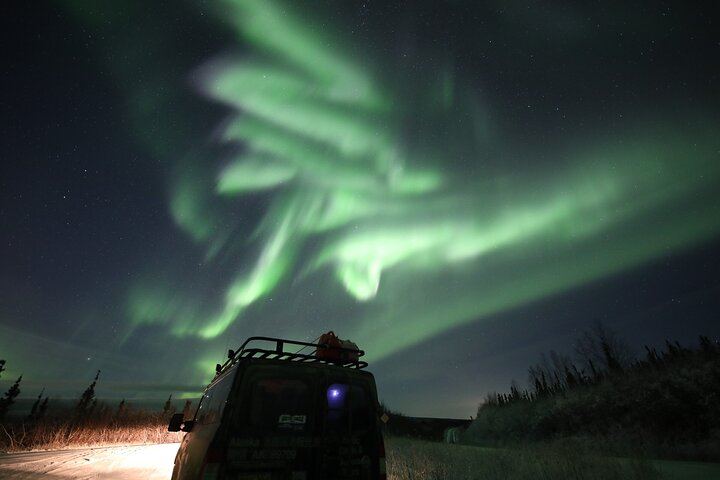Gemeinsamer Tagesausflug zum Polarkreis mit Nordlichtbeobachtung in Alaska (9/9)
