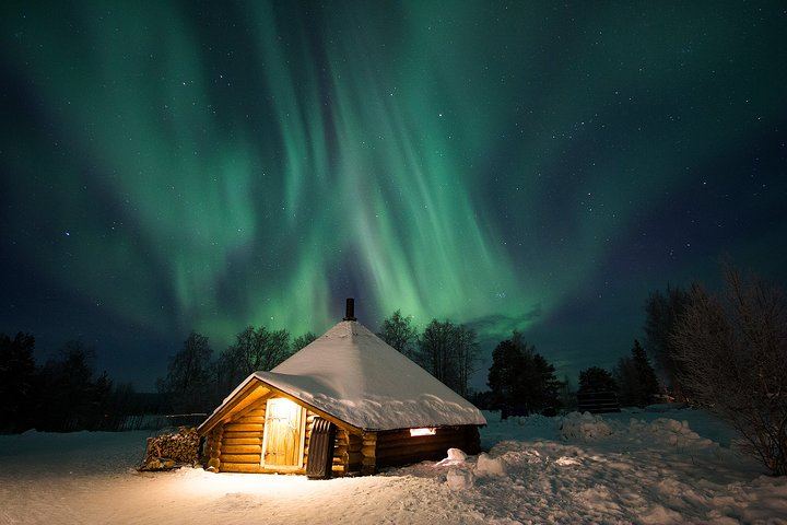 Three Hour Evening Snowmobile Safari from Levi with Bonfire (3/8)