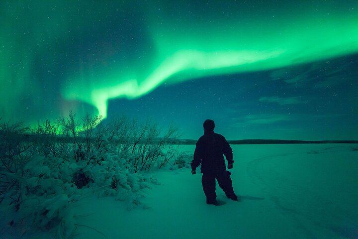 Three Hour Evening Snowmobile Safari from Levi with Bonfire (6/8)