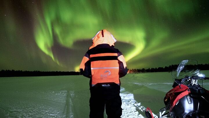 Three Hour Snowmobile Safari in Search of the Northern Lights, Levi