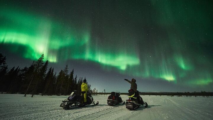 Three Hour Snowmobile Safari under the Aurora and Night Sky, Levi