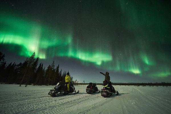 Three Hour Snowmobile Safari under the Aurora and Night Sky, Levi