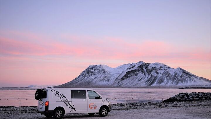 Seven Day Self Drive Campervan Tour of South and West Iceland with Aurora