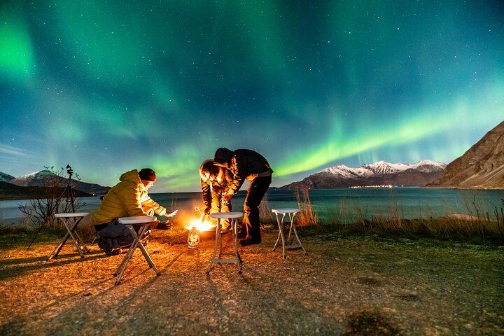 Chasse aux aurores dans le fjord de Tromsø, au cœur de l'Arctique, pour un groupe maximum de 8 personnes (10/12)