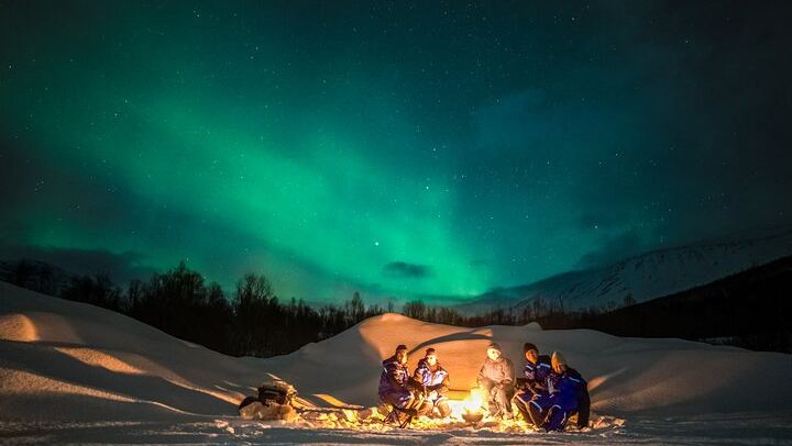 Northern Lights Safari from Tromso, 8 Guests, Hotel Pickup and Thermal Suits (1/12)