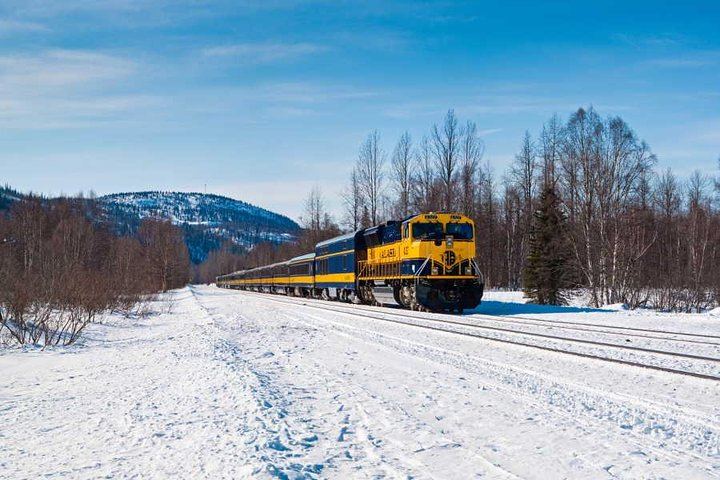 Alaska Railroad Aurora Winter Train, Fairbanks to Anchorage One Way (6/6)