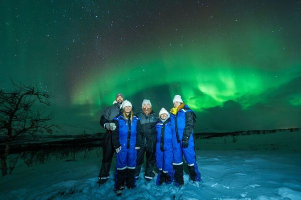 Northern Lights Chase from Tromso Guided in Spanish
