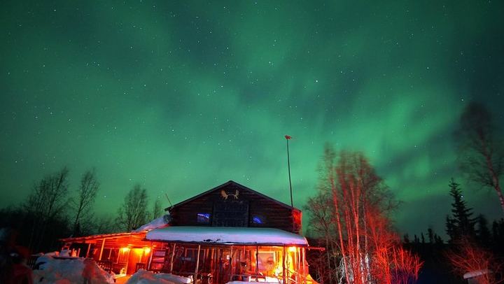 Arctic Circle Aurora Drive from Fairbanks on the Dalton Highway