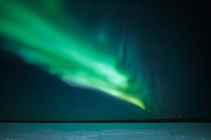 Aurora Evening on a Frozen Lakeside near Rovaniemi (7/7)