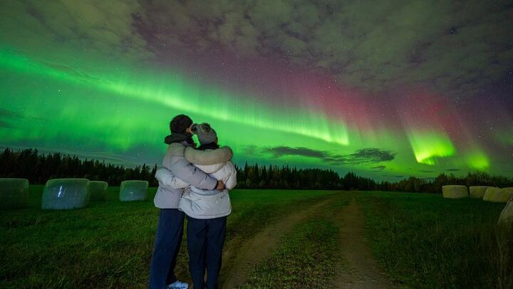 Aurora Chase from Rovaniemi with a Deep Sky Telescope on Board (2/12)