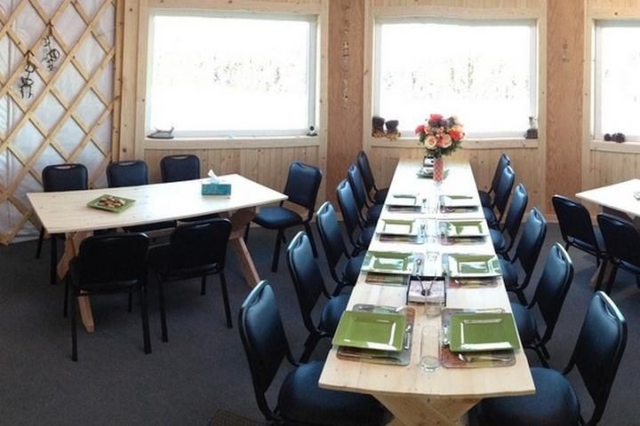 Observation des aurores boréales avec un dîner préparé maison et hors réseau, près de Fairbanks (1/5)