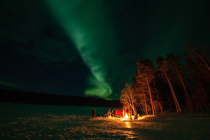 Northern Lights Hunt from a Lappish Cottage in the Forest (5/12)