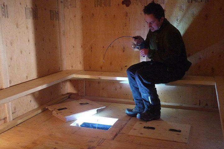 Aurora Ice Fishing from Fairbanks with a Heated Hut (1/5)