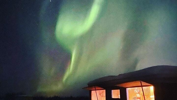 Aurora Ice: Ice Fishing and Salmon Dinner under the Northern Lights