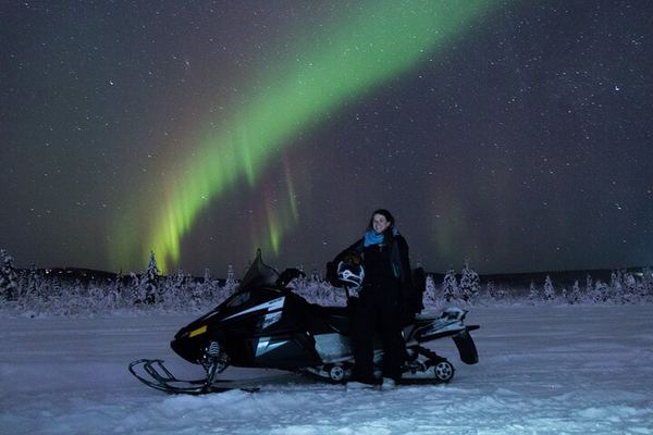 Aurora Sleighers Night Snowmobile Tour in Fairbanks