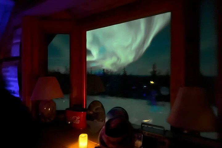 Aurora Viewing at Aurora Husky Lodge with a Ridge Top View (5/12)