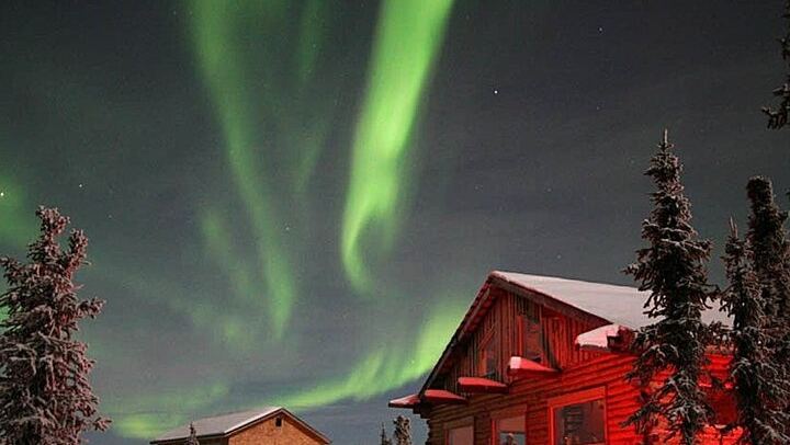 Aurora Viewing Lodge Tour near Fairbanks with a Local Guide (1/12)