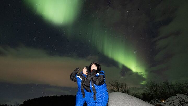 Northern Lights Chase from Tromso Guided in Spanish (4/11)