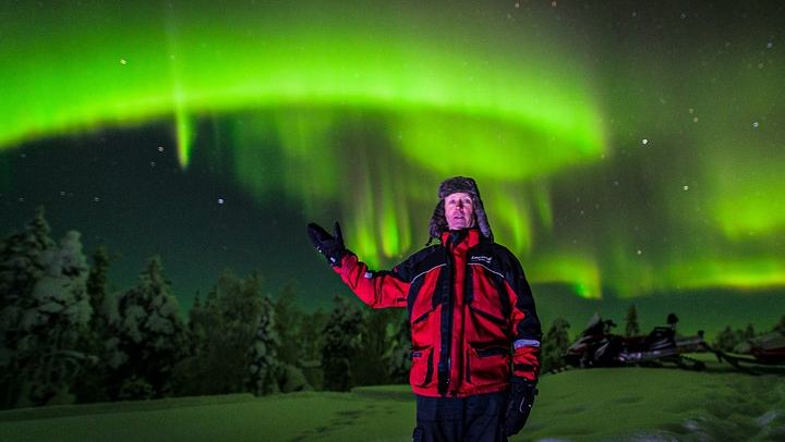 Night Snowmobile Safari from Saariselkä in Search of the Aurora (2/11)