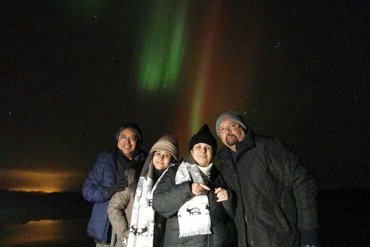 Barbecue de l'aurore boréale à Rovaniemi, avec deux endroits d'observation et une "kota" traditionnelle (2/11)