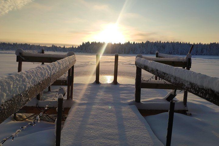 Lapland Night: Finnish Sauna, Ice Swimming, Dinner and Northern Lights (8/12)