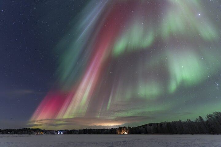 Fototour zur Beobachtung des Nordlichts ab Rovaniemi mit einem lappischen Grillbuffet (8/11)