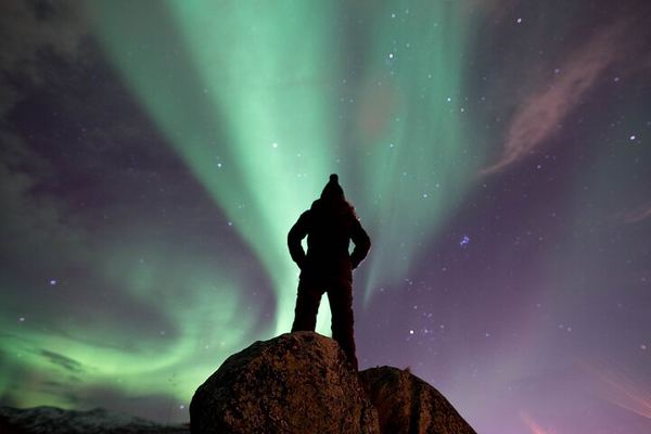 Tromso Northern Lights Hunt in Italian with a Photographer, Max 8 People