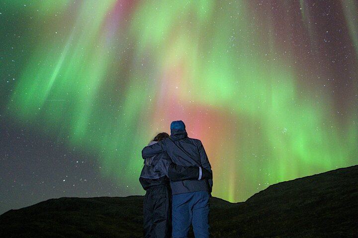 Chasse aux aurores en minibus à Tromsø, en italien, avec un photographe, maximum 8 personnes (4/7)