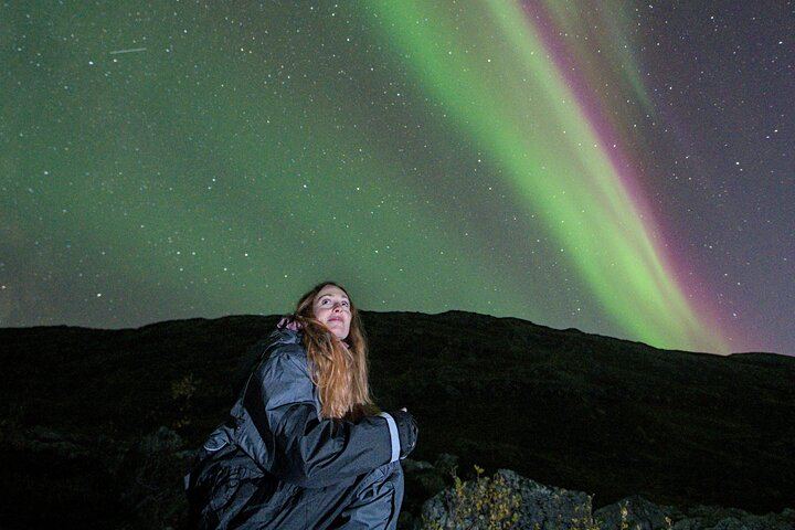 Chasse aux aurores en minibus à Tromsø, en italien, avec un photographe, maximum 8 personnes (7/7)