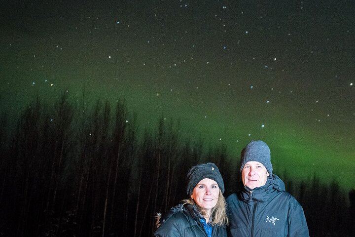 Autumn Aurora and Dog Mushing Cart Ride near Fairbanks (5/9)