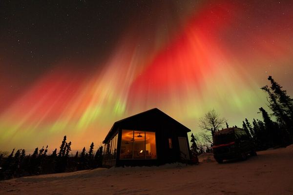 Cleary Summit Aurora Glass House Northern Lights Tour from Fairbanks