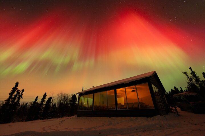 Cleary Summit Aurora Glass House Northern Lights Tour from Fairbanks (3/12)