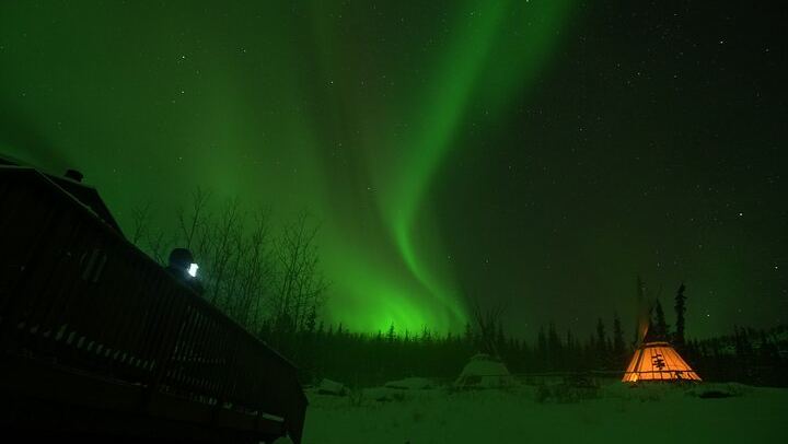 Arctic Day: Late Night Aurora Viewing Tour from Whitehorse (4/12)