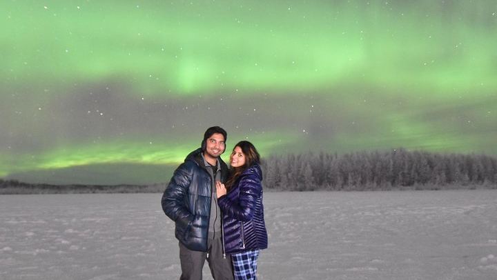 Aurora Viewing and Ice Fishing near Fairbanks in a Heated Cabin (2/8)