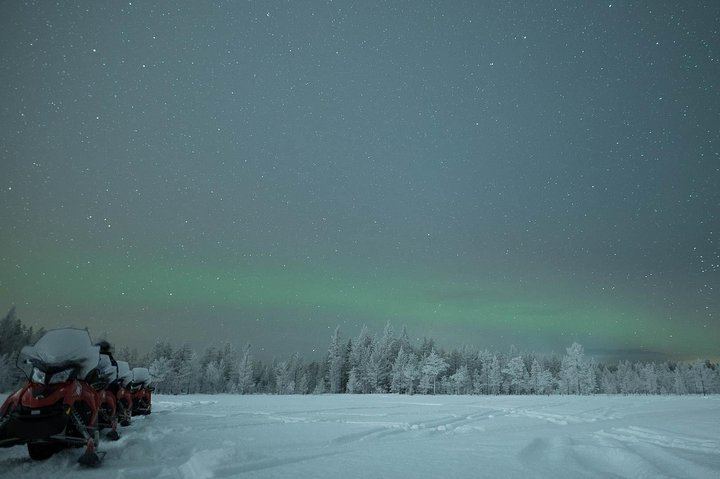 Night Snowmobile Safari in Search of the Northern Lights, Rovaniemi (6/10)