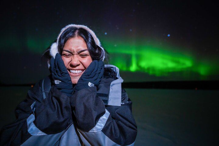 Fototour zur Beobachtung des Polarlichts in einer kleinen Gruppe, gestartet in Rovaniemi, mit Beyond Arctic (1/12)