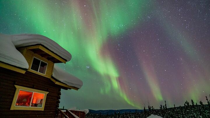 Fairbanks Northern Lights Tour with Portraits and Photo Instruction
