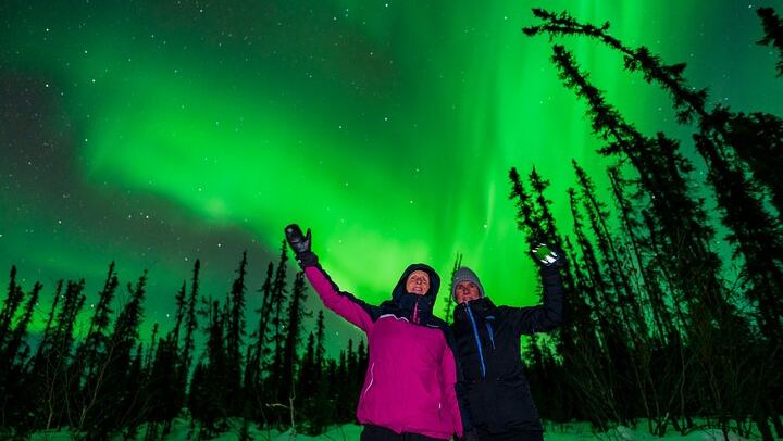 Fairbanks Northern Lights Tour with Portraits and Photo Instruction (1/8)