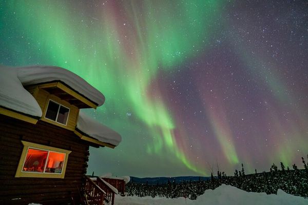 Fairbanks Northern Lights Tour with Portraits and Photo Instruction