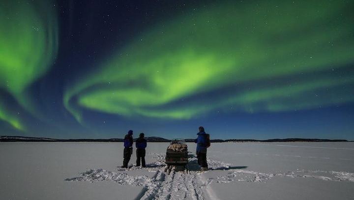 Northern Lights Trip from Saariselkä to Lake Inari with Dinner (1/9)