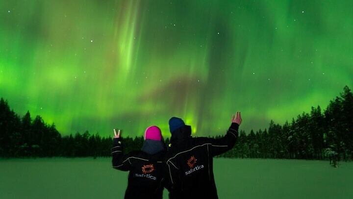 Geführte Nordlicht-Tour in einer kleinen Gruppe mit Garantie, ab Rovaniemi, maximal 8 Teilnehmer (2/6)