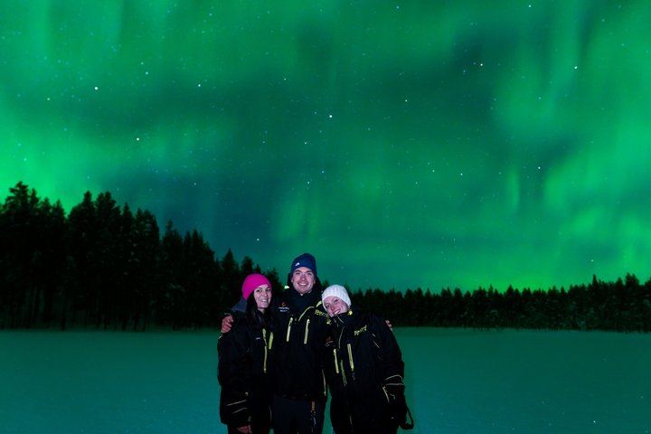 Geführte Nordlicht-Tour in einer kleinen Gruppe mit Garantie, ab Rovaniemi, maximal 8 Teilnehmer (5/6)