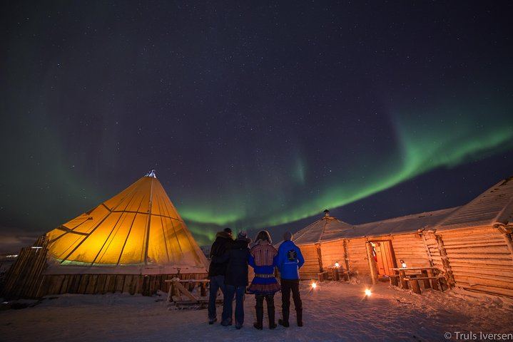 Night Reindeer Sledding with Camp Dinner and a Chance of Aurora (5/12)