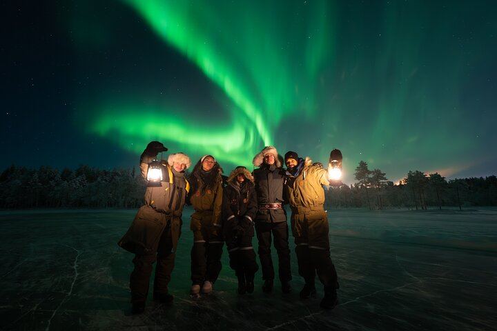 Ranua Aurora Activity Park After Dark with Sauna and Reindeer (1/12)
