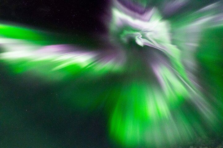 Aventure en bus pour observer les aurores boréales à Tromsø, avec toilettes à bord et séances de photos (6/12)