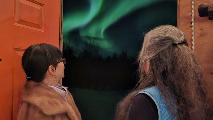 Intimate Aurora Cabin Night with Bannock and Fish Chowder (1/12)