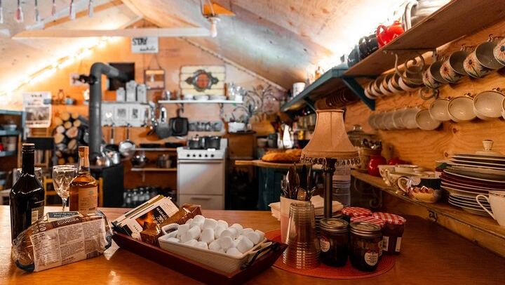 Intimate Aurora Cabin Night with Bannock and Fish Chowder (3/12)
