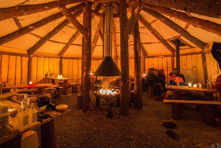 Night Reindeer Sledding with Camp Dinner and a Chance of Aurora (3/12)