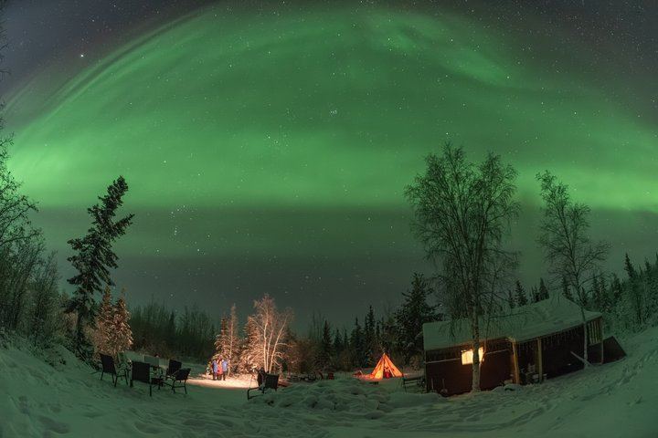 Intimate Aurora Cabin Night with Bannock and Fish Chowder (8/12)