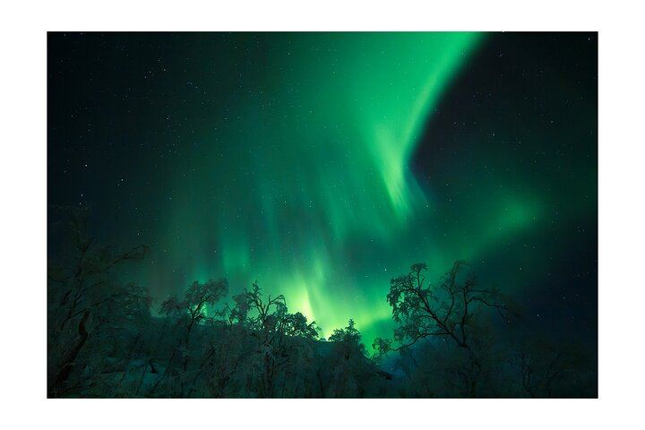 Kiruna Aurora Chase with a Street Food Dinner in a Tipi (10/12)